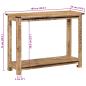 Preview: Konsolentisch 100x35x75 cm Massivholz Mango