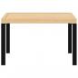 Preview: Garten-Couchtisch Schwarz 65x65x40 cm Aluminium