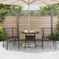 Preview: Gartenstühle 2 Stk. Schwarz Poly Rattan