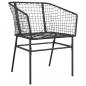 Preview: Gartenstühle 2 Stk. Schwarz Poly Rattan