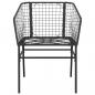 Preview: Gartenstühle 2 Stk. Schwarz Poly Rattan