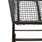 Preview: Gartenstühle 2 Stk. Schwarz Poly Rattan