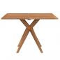 Preview: Gartentisch Quadratisch 110x110x75 cm Massivholz Akazie