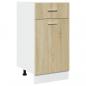 Preview: Schubunterschrank Sonoma-Eiche 40x46x81,5 cm Holzwerkstoff