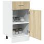 Preview: Schubunterschrank Sonoma-Eiche 40x46x81,5 cm Holzwerkstoff