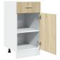 Preview: Schubunterschrank Sonoma-Eiche 40x46x81,5 cm Holzwerkstoff