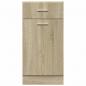 Preview: Schubunterschrank Sonoma-Eiche 40x46x81,5 cm Holzwerkstoff