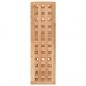 Preview: Wandregal 49x15x49 cm Massivholz Nussbaum