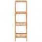 Preview: Badregal 36x36x112 cm Massivholz Nussbaum