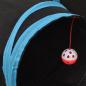 Preview: Katzentunnel 3-Wege Schwarz und Blau 90 cm Polyester