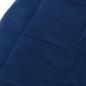 Preview: Gewichtsdecke Blau 220x230 cm 11 kg Stoff