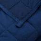 Preview: Gewichtsdecke Blau 220x230 cm 11 kg Stoff