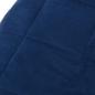 Preview: Gewichtsdecke Blau 220x240 cm 11 kg Stoff