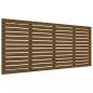 Preview: Wand-Kopfteil Honigbraun 206x3x91,5 cm Massivholz Kiefer