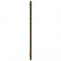 Preview: Wand-Kopfteil Honigbraun 166x3x91,5 cm Massivholz Kiefer