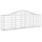 Preview: Gabione mit Hochbogen 200x30x60/80 cm Verzinktes Eisen