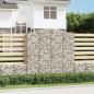Preview: Gabione mit Hochbogen 200x50x200/220 cm Verzinktes Eisen