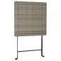 Preview: 3-tlg. Bistro-Set Klappbar Grau Poly Rattan