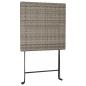 Preview: Bistrotisch Klappbar Grau 55x54x71 cm Poly Rattan