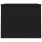 Preview: Couchtisch Schwarz 80x50,5x41,5 cm Holzwerkstoff
