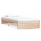 Preview: Massivholzbett 90x190 cm