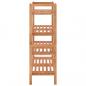 Preview: Schuhregale 2 Stk. 69x27x41 cm Massivholz Nussbaum