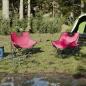 Preview: Campingstühle 2 Stk. mit Tasche Klappbar Rosa