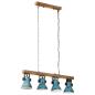 Preview: ARDEBO.de - Deckenleuchte 25 W Blau 90x24x111 cm E27