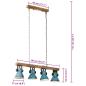Preview: Deckenleuchte 25 W Blau 90x24x111 cm E27