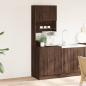 Preview: Küchenschrank Braun Eichen-Optik 60x50x180 cm Holzwerkstoff