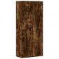 Preview: Schuhschrank Räuchereiche 80x39x178 cm Holzwerkstoff