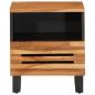 Preview: Nachttische 2 Stk. 40x34x46 cm Massivholz Akazie