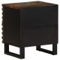Preview: Nachttisch 40x34x46 cm Altholz Massiv