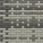 Preview: 3-tlg. Garten-Lounge-Set mit Kissen Grau Poly Rattan