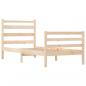 Preview: Massivholzbett Kiefernholz 90x200 cm