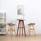 Preview: ARDEBO.de - Barhocker 2 Stk. Taupe Stoff