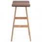 Preview: Barhocker 2 Stk. Taupe Stoff