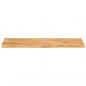Preview: Tischplatte mit Baumkante 110x40x3,8 cm Massivholz Mango
