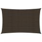 Preview: ARDEBO.de - Sonnensegel 160 g/m² Braun 5x8 m HDPE