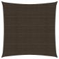 Preview: ARDEBO.de - Sonnensegel 160 g/m² Braun 2x2 m HDPE