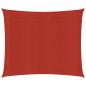 Preview: Sonnensegel 160 g/m² Rot 2,5x3 m HDPE