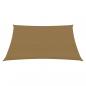 Preview: Sonnensegel 160 g/m² Taupe 7x7 m HDPE