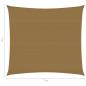 Preview: Sonnensegel 160 g/m² Taupe 7x7 m HDPE