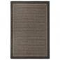 Preview: ARDEBO.de - Outdoor-Teppich Flachgewebe 160x230 cm Dunkelbraun