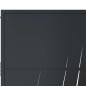 Preview: Gartentor Anthrazit 100x75 cm Stahl Gras-Design