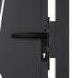 Preview: Gartentor Anthrazit 100x75 cm Stahl Gras-Design