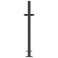 Preview: Gartentor Anthrazit 100x75 cm Stahl Gras-Design
