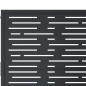 Preview: Gartentor Anthrazit 105x155 cm Stahl Quadratisches Design