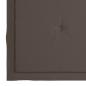 Preview: Gartenstühle mit Taupe Kissen 8 Stk. Massivholz Teak