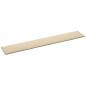 Preview: Wandpaneele 12 Stk. Creme 90x15 cm Stoff 1,62 m²